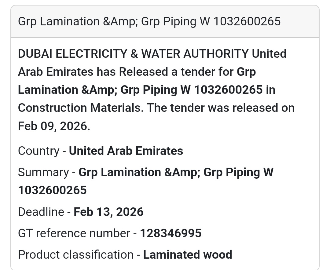 🏗️ GRP Lamination & GRP Piping