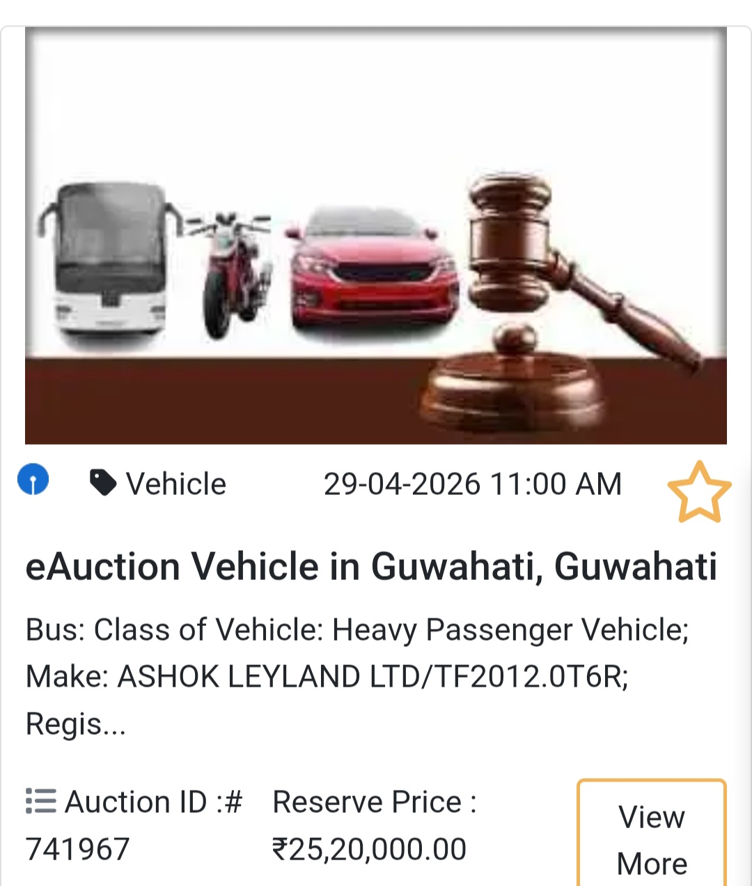 📍 Guwahati Deal – Ashok Leyland Bus 🚌