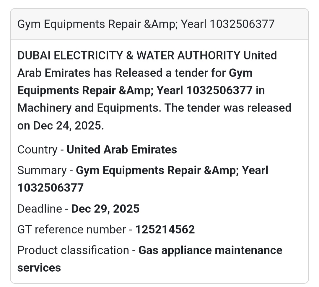 🏋️ Gym Equipment Repair | UAE 🇦🇪