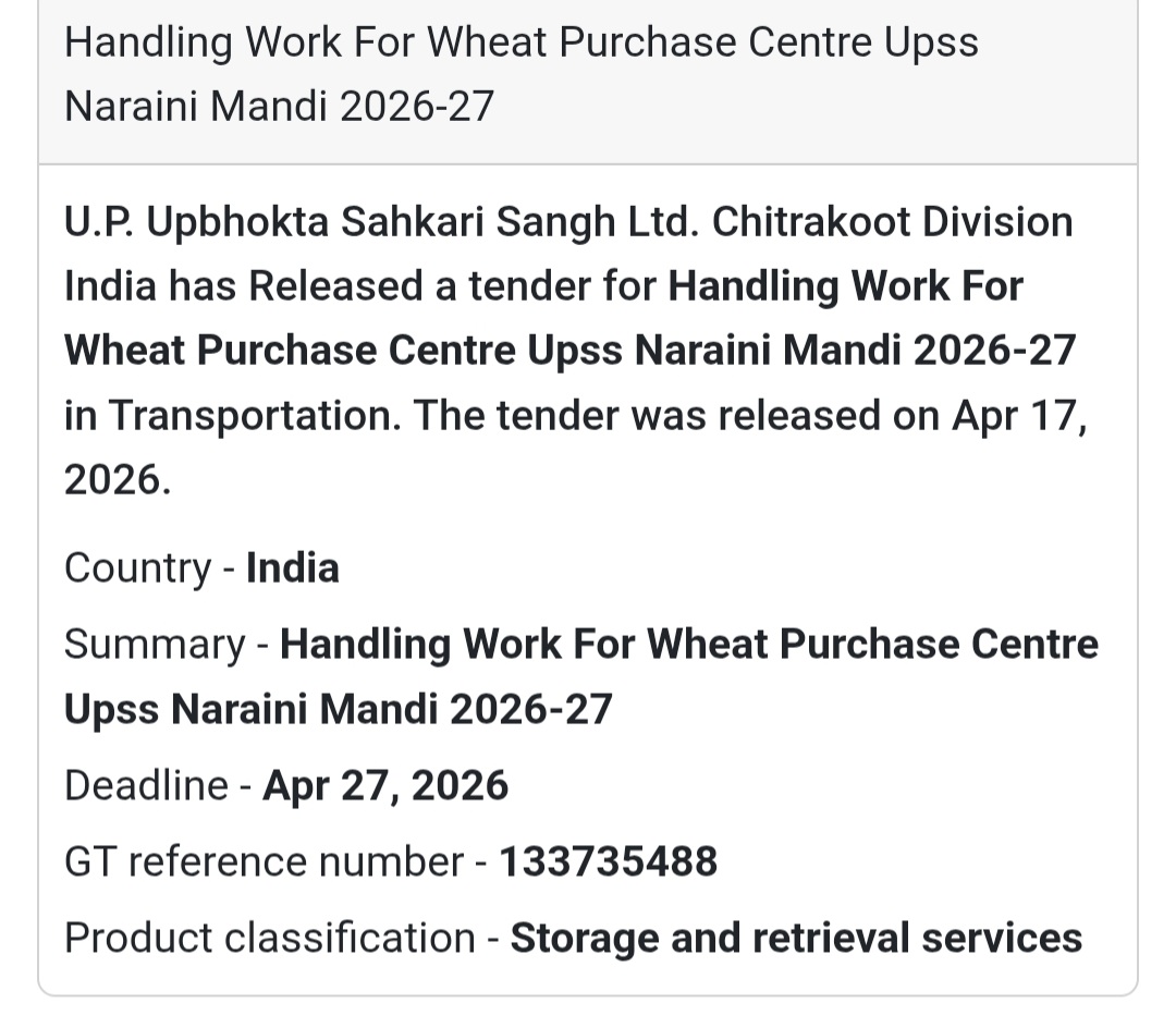 🚜 Handling Work – Chitrakoot