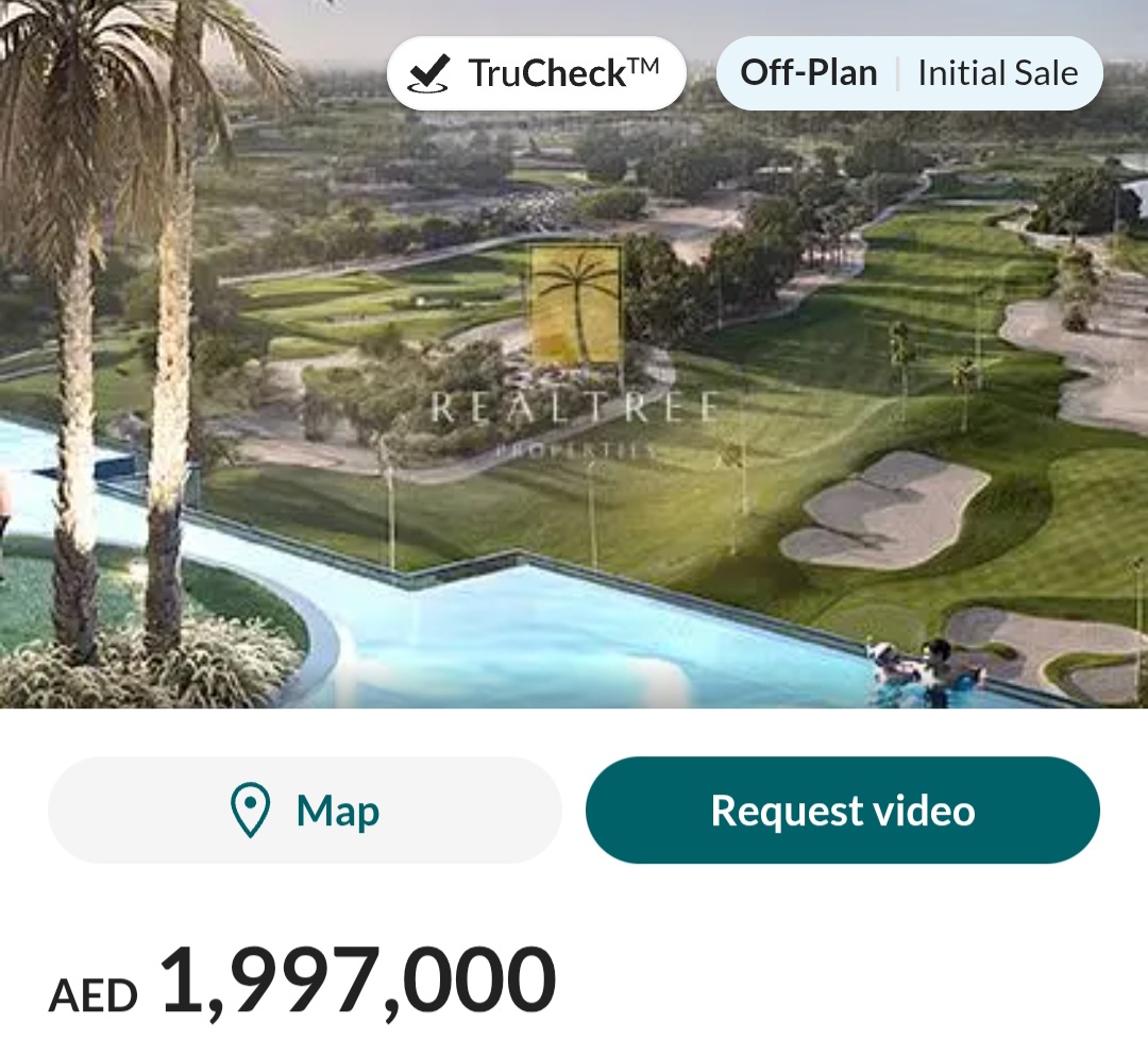 ⛳ High-Floor 1BR | Golf Greens 2 – DAMAC Hills