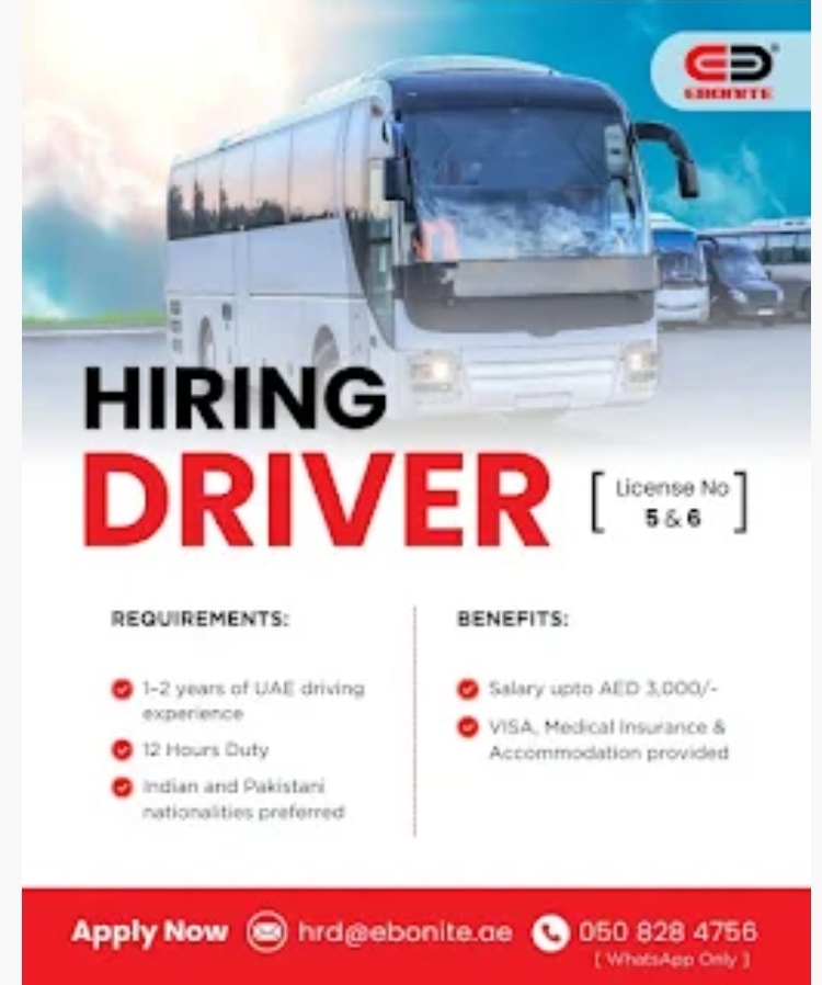 🚚 Hiring Drivers in Dubai – Fhonite Decor LLC | Apply Now!