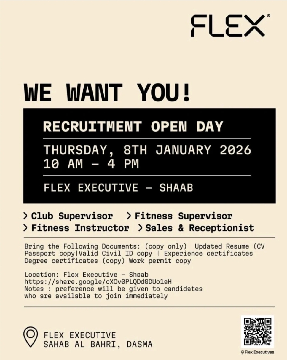 HIRING NOW | FLEX EXECUTIVE RECRUITMENT OPEN DAY 2026 🔥