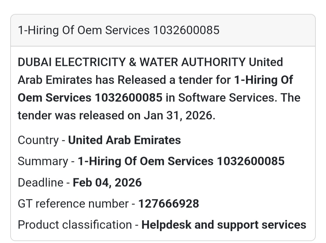 🧑‍💻 Hiring of OEM Support Services