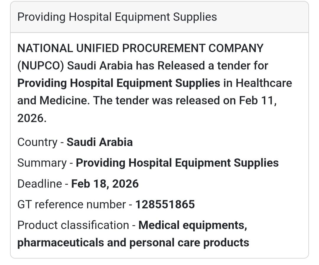 🏥 Hospital Equipment Supplies