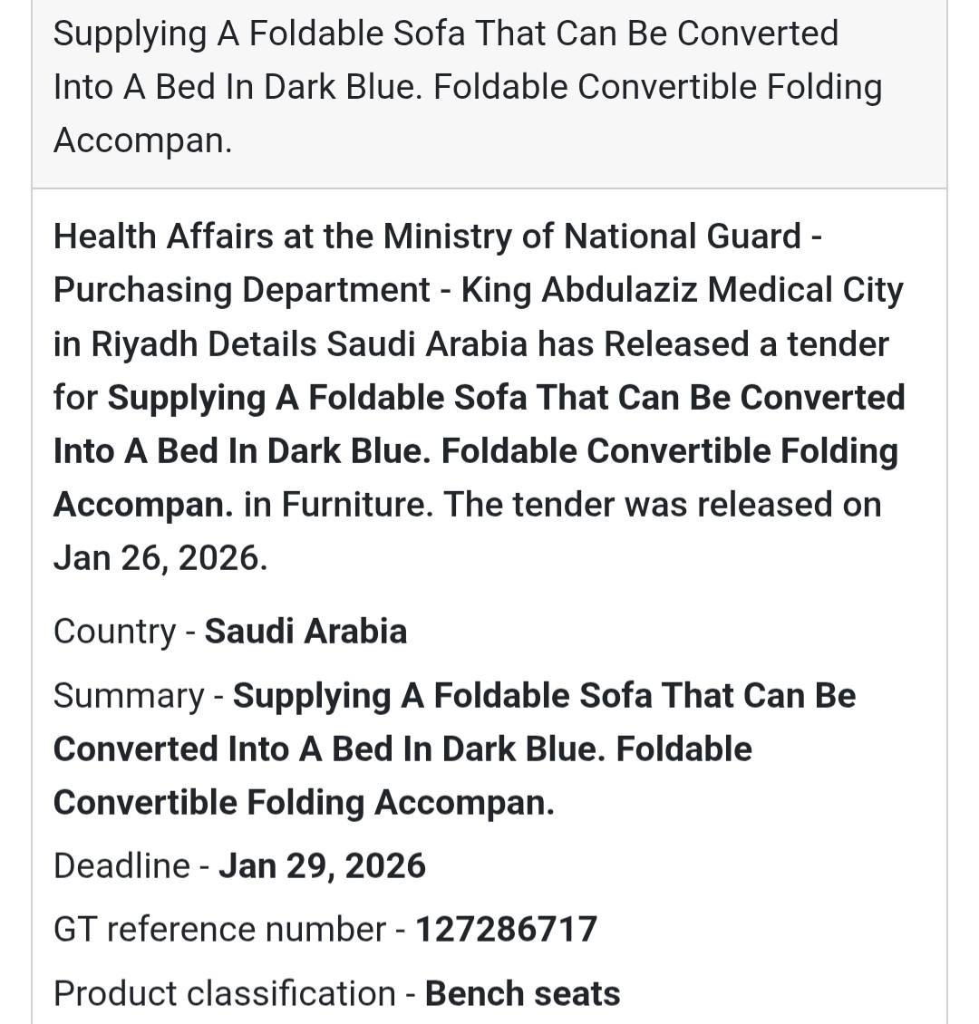 🛋️ Hospital Furniture – Foldable Sofa Bed