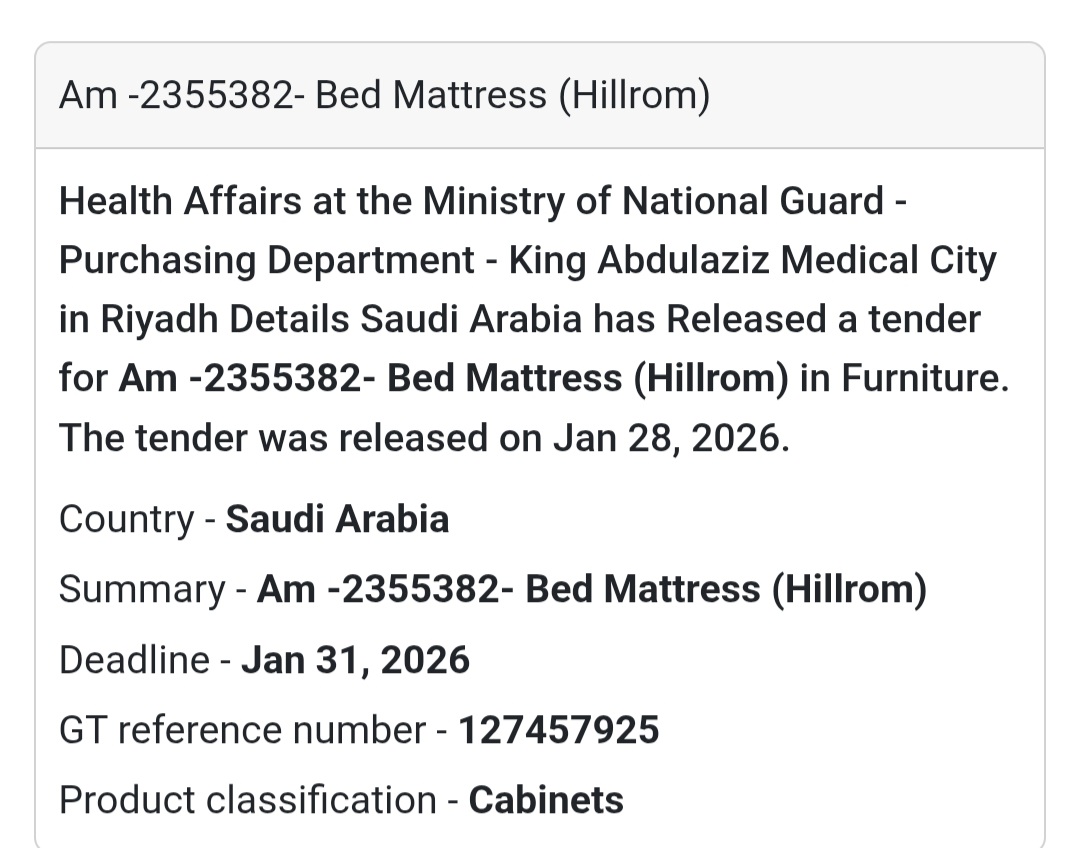 🛏️ Hospital Furniture | Riyadh