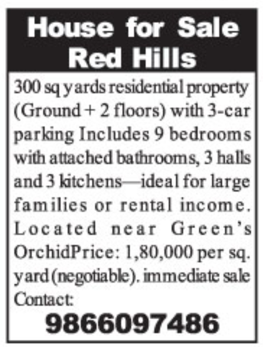 🏡 House for Sale – Red Hills