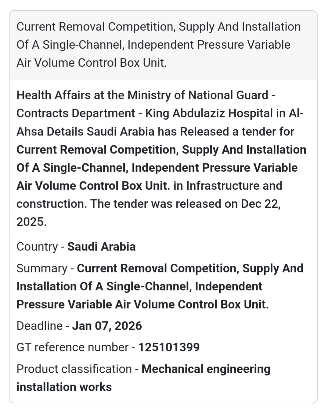 🌬️ HVAC Mechanical Works – Saudi Arabia 🇸🇦