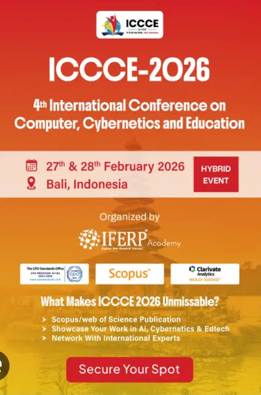 💻 ICCCE 2026 – 4th International Conference on Computer, Cybernetics & Education
