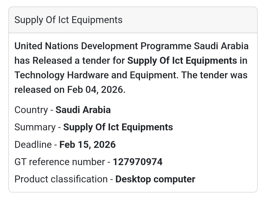 💻 ICT Equipment Supply
