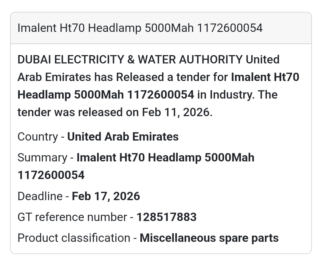 🔦 Imalent HT70 Headlamp 5000mAh – 1172600054