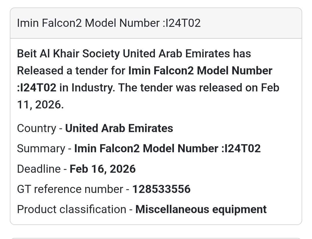 🖨️ Imin Falcon2 Model No. I24T02