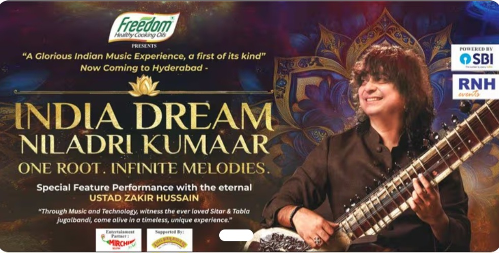 🎶 India Dream ft. Niladri Kumar – Live in Hyderabad! 🎶