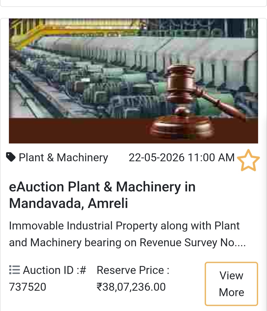 🏭 Industrial Property in Mandavada, Amreli