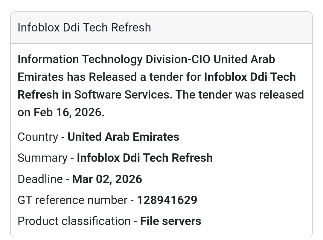 🌐 Infoblox DDI Tech Refresh