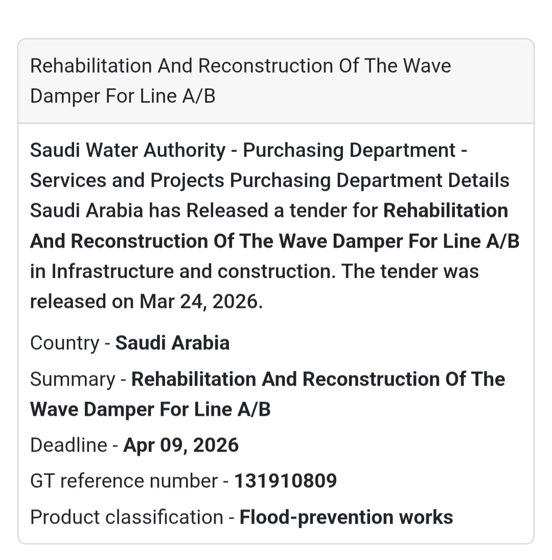 🌊 Infrastructure Rehabilitation Project