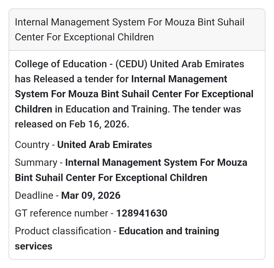 🏫 Internal Management System – Mouza Bint Suhail Center