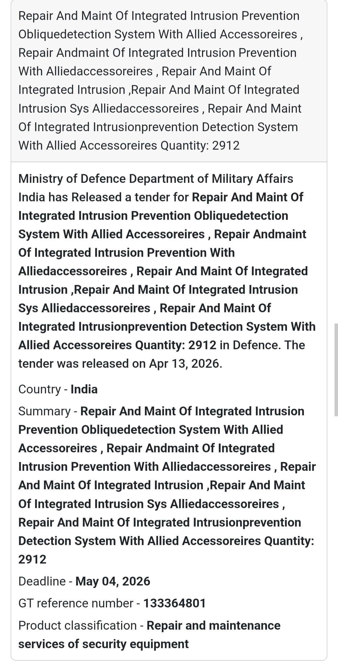 🔐 Intrusion Prevention System Maintenance