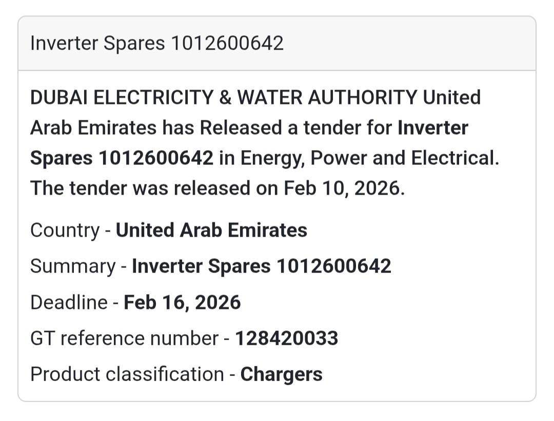 🔋 Inverter Spares – UAE