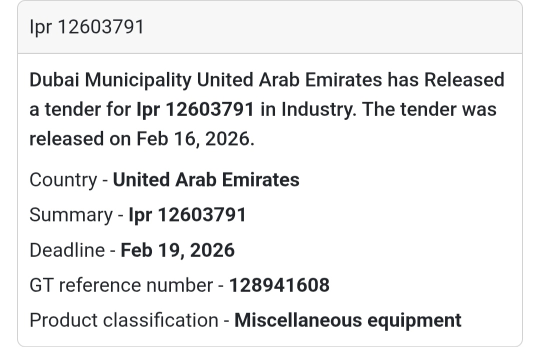 📅 IPR 12603791 – Closing Soon