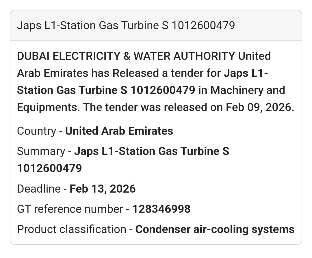 ⚡ JAPS L1-Station Gas Turbine