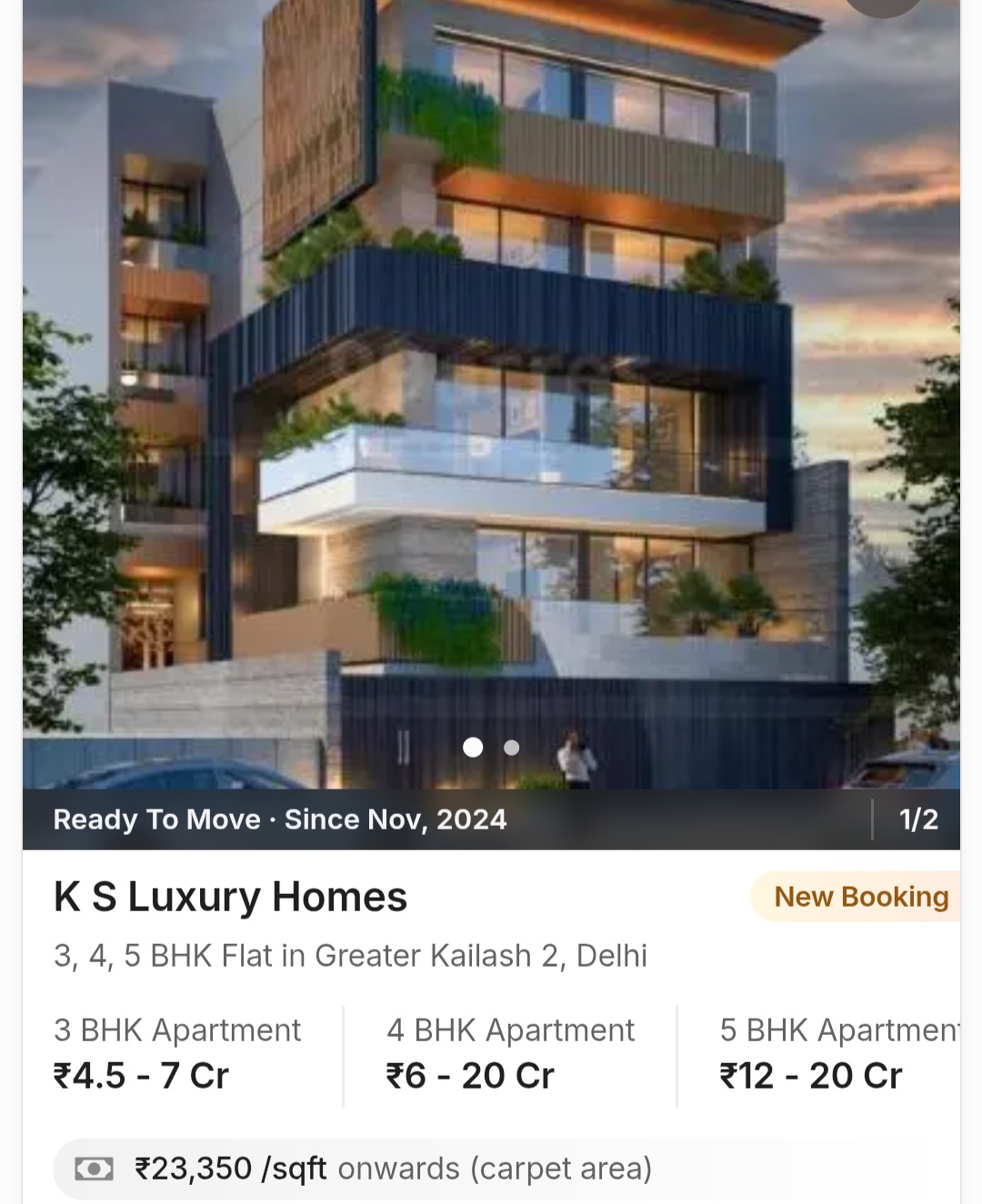 🌟 K S Luxury Homes – Greater Kailash 2, New Delhi 🌟