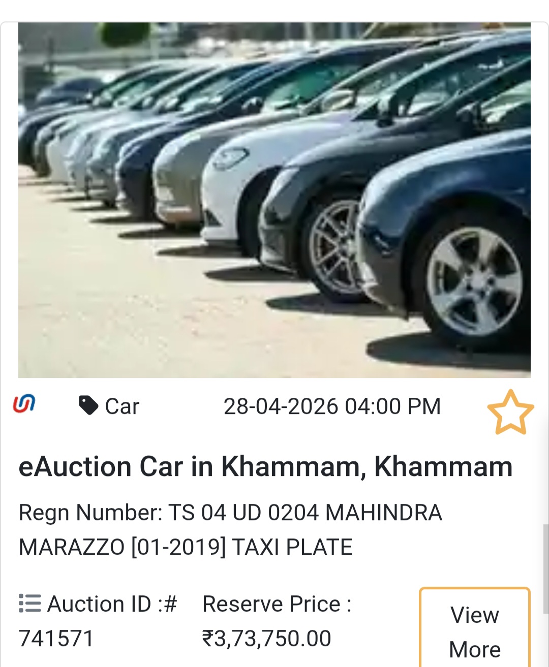 📍 Khammam – Mahindra Marazzo (Taxi)