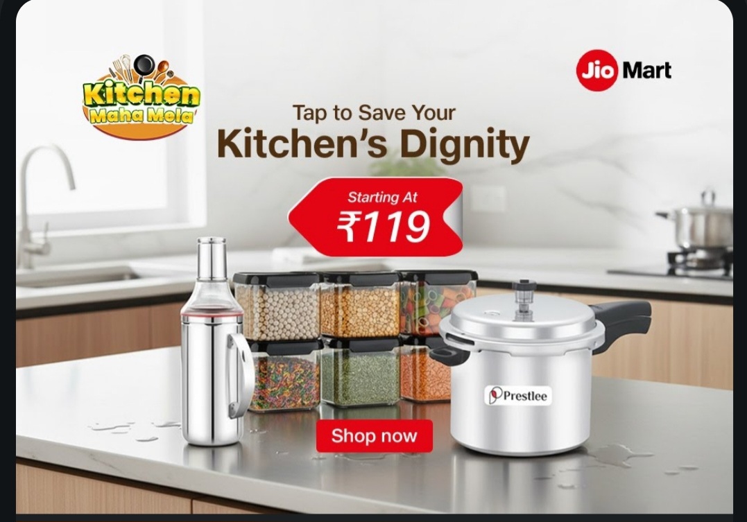 🍳 Kitchen Maha Mela is LIVE on JioMart! 🔥