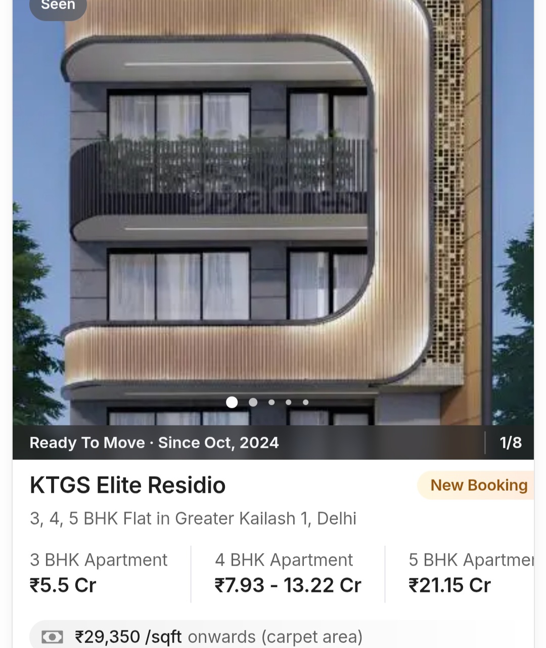 🏙️ KTGS Elite Residio – Ultra Luxury Living in Greater Kailash 1 ✨
