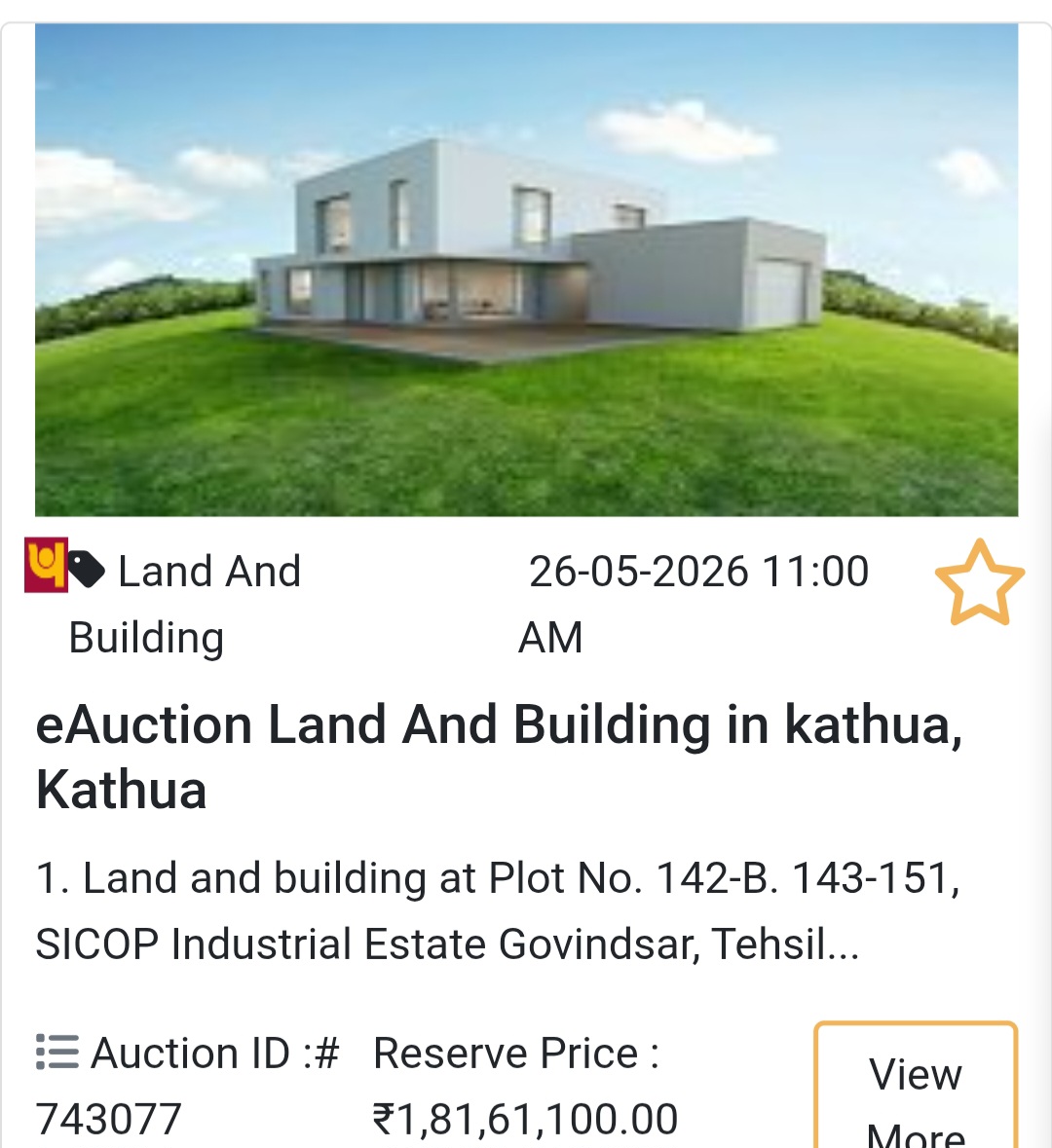 Land & Building in Kathua