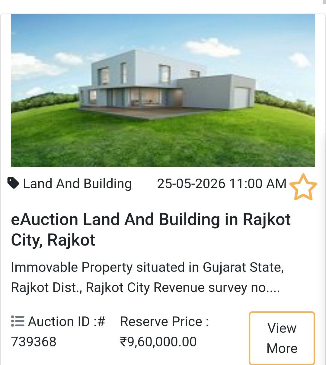 🏢 Land & Building in Rajkot City