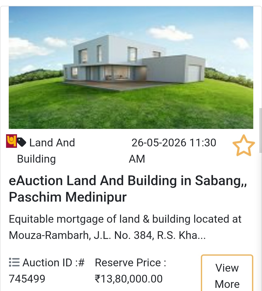 🏡 Land & Building in Sabang, Paschim Medinipur