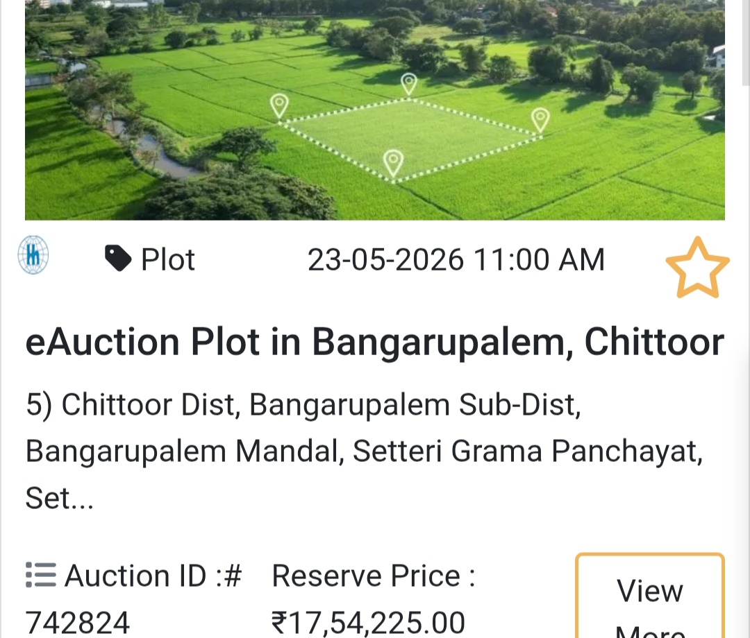 🌿 Land in Bangarupalem, Chittoor