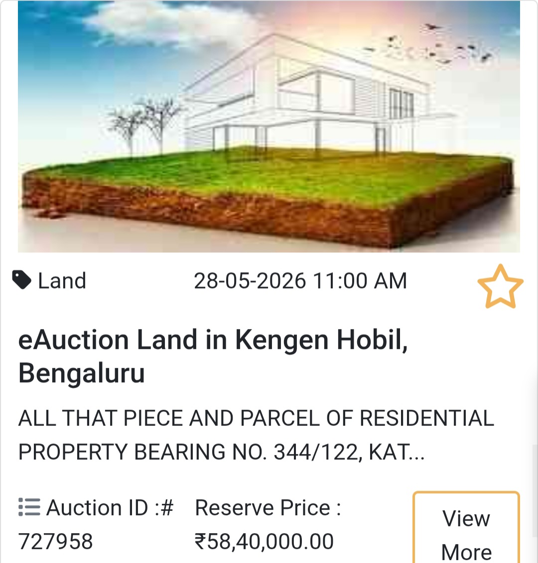 Land in Kengen Hobil, Bengaluru