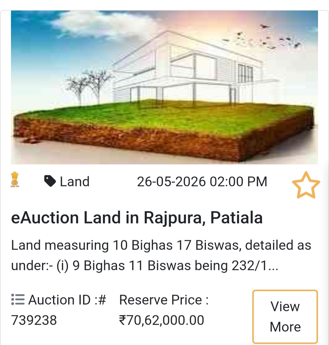 Land in Rajpura, Patiala