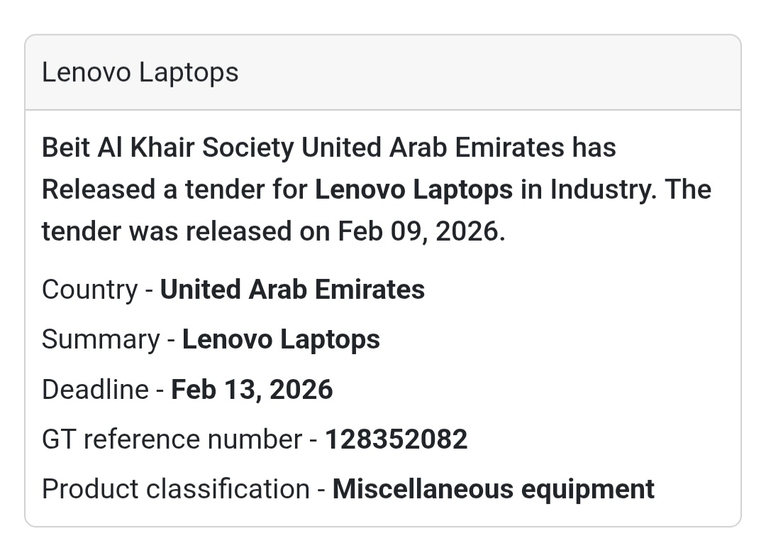 💻 Lenovo Laptops