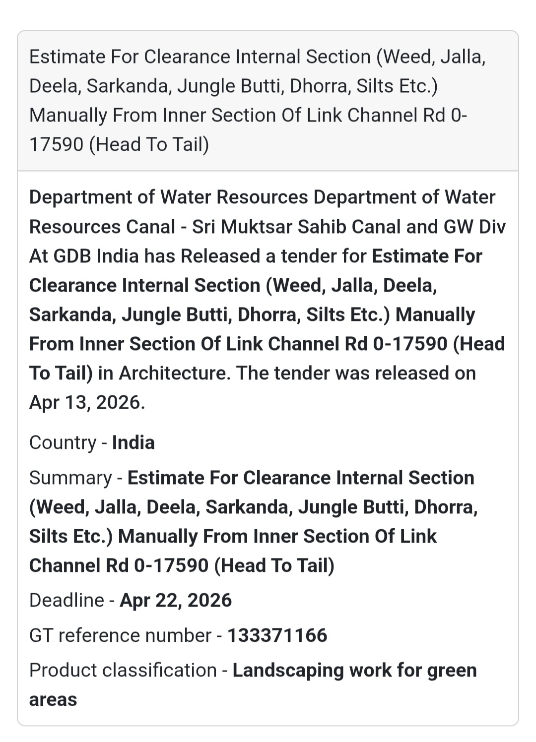 💧 Link Channel Cleaning Project