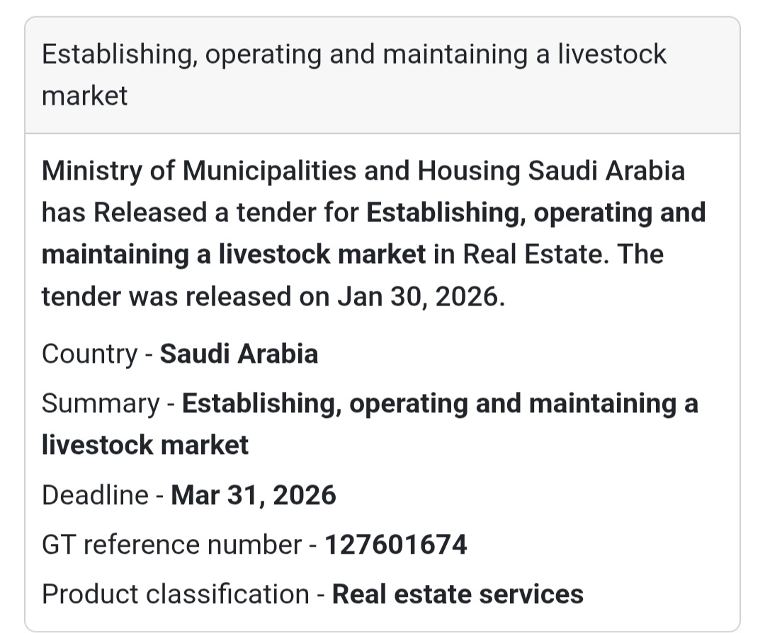 🐄 Livestock Market Development
