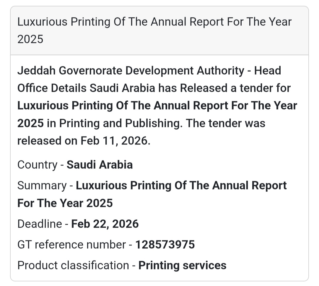 📘 Luxurious Printing – Annual Report 2025