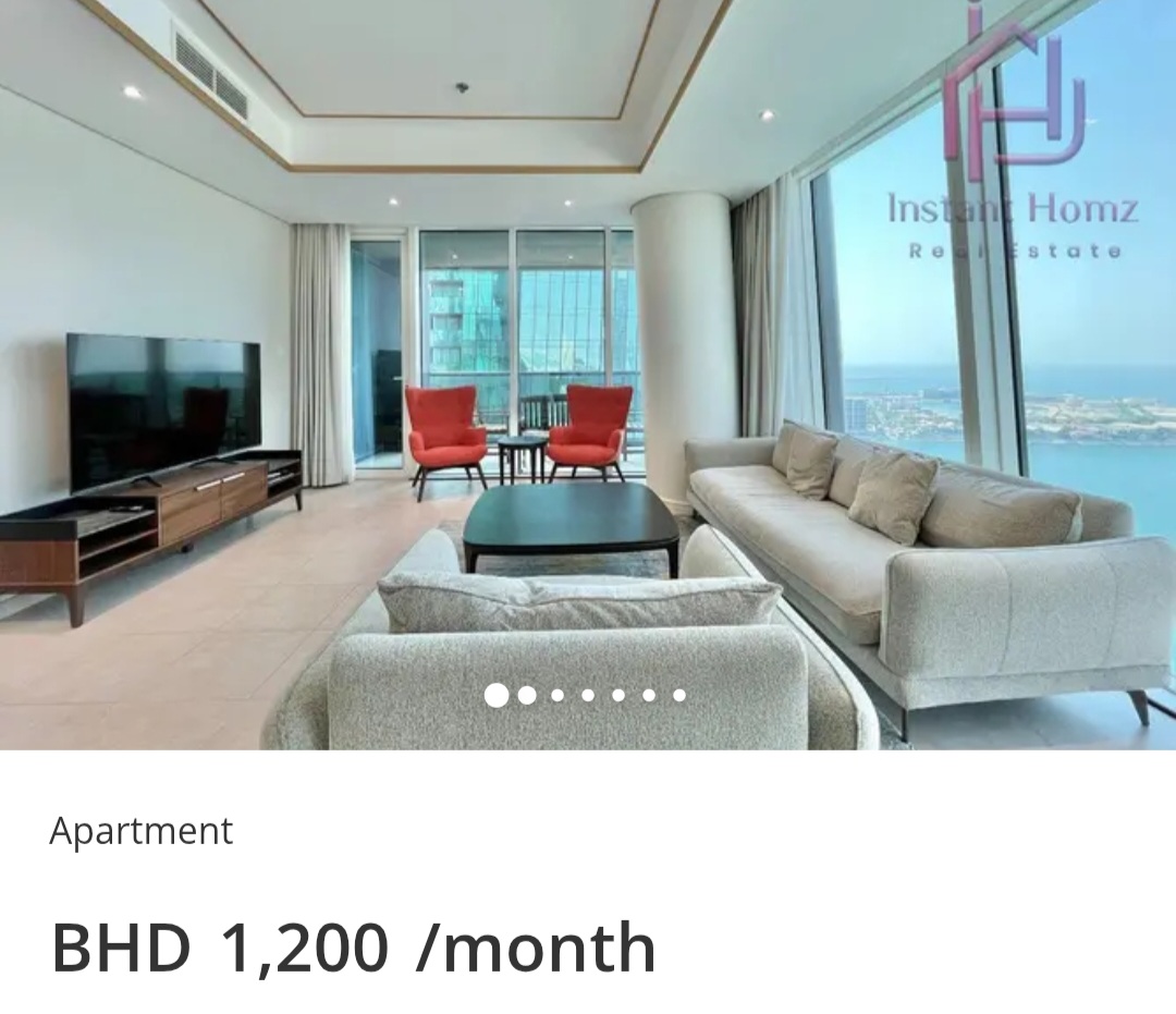 🌊 Luxury 3BHK + Maid – Bahrain Bay