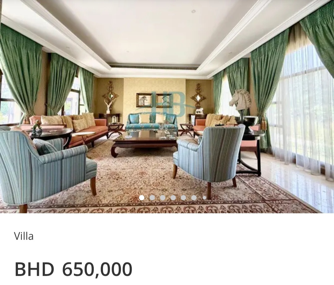 🏰 Luxury Freehold Villa | Riffa Views – BHD 650,000