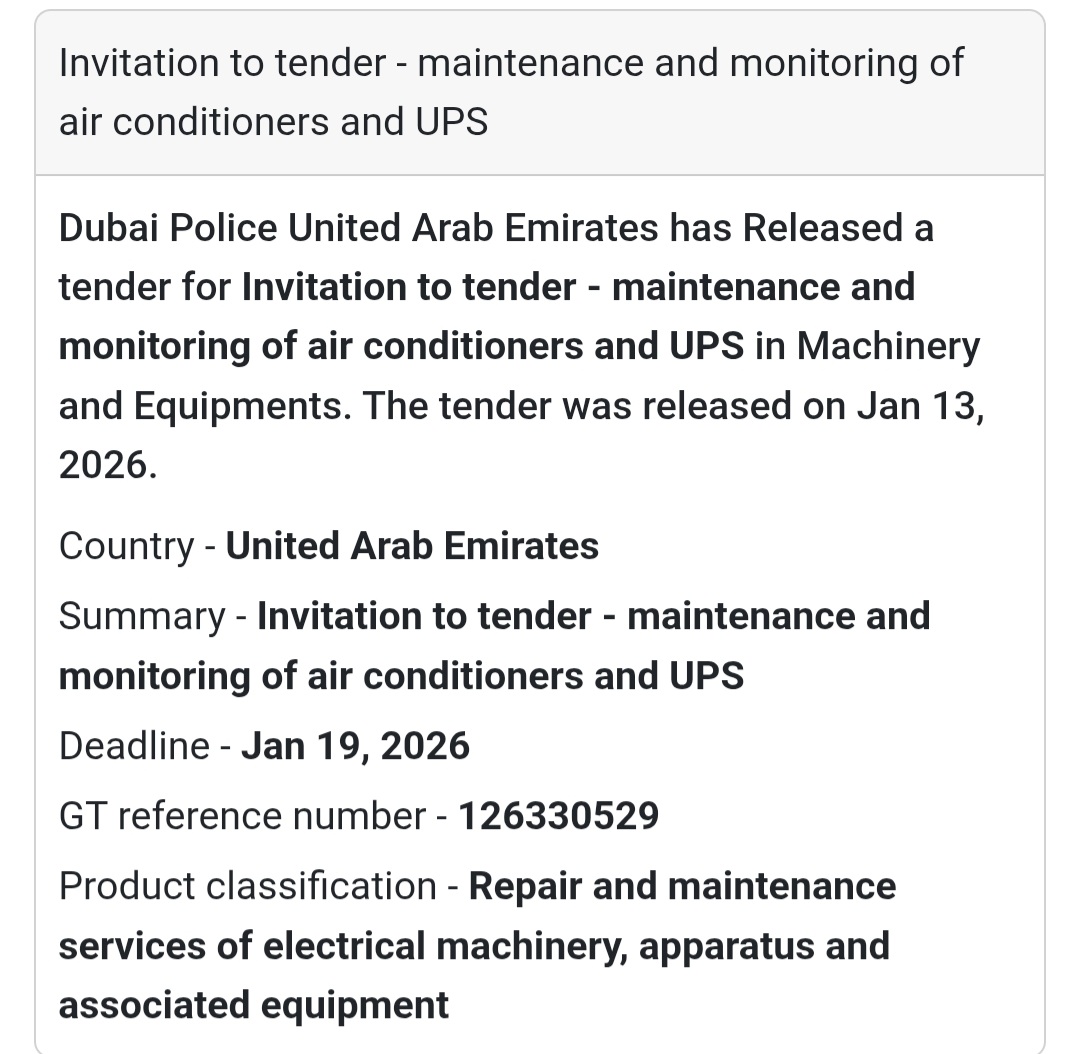 ❄️ Maintenance of AC & UPS Systems
