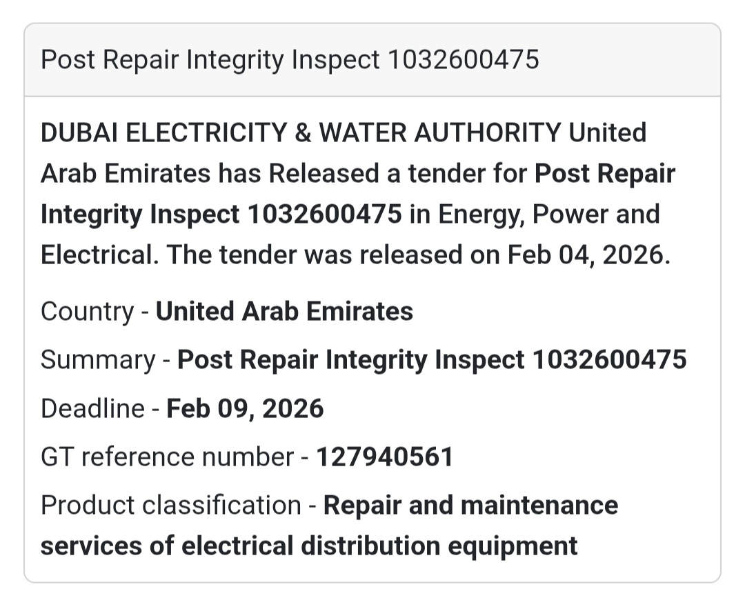 🔍 Major Inspection for M Station (1032600474)