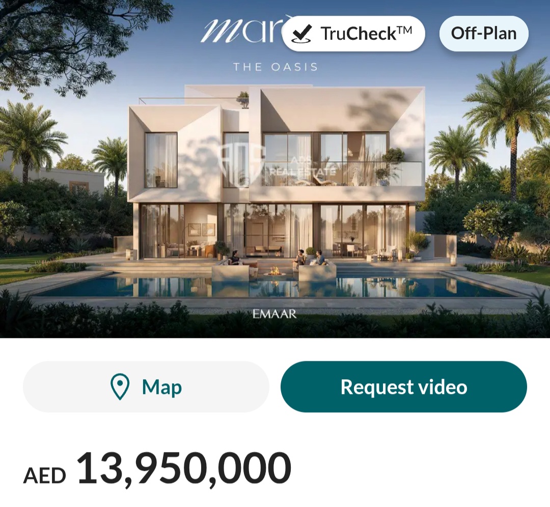 🌊 Mareva – The Oasis by Emaar | Waterfront Villa