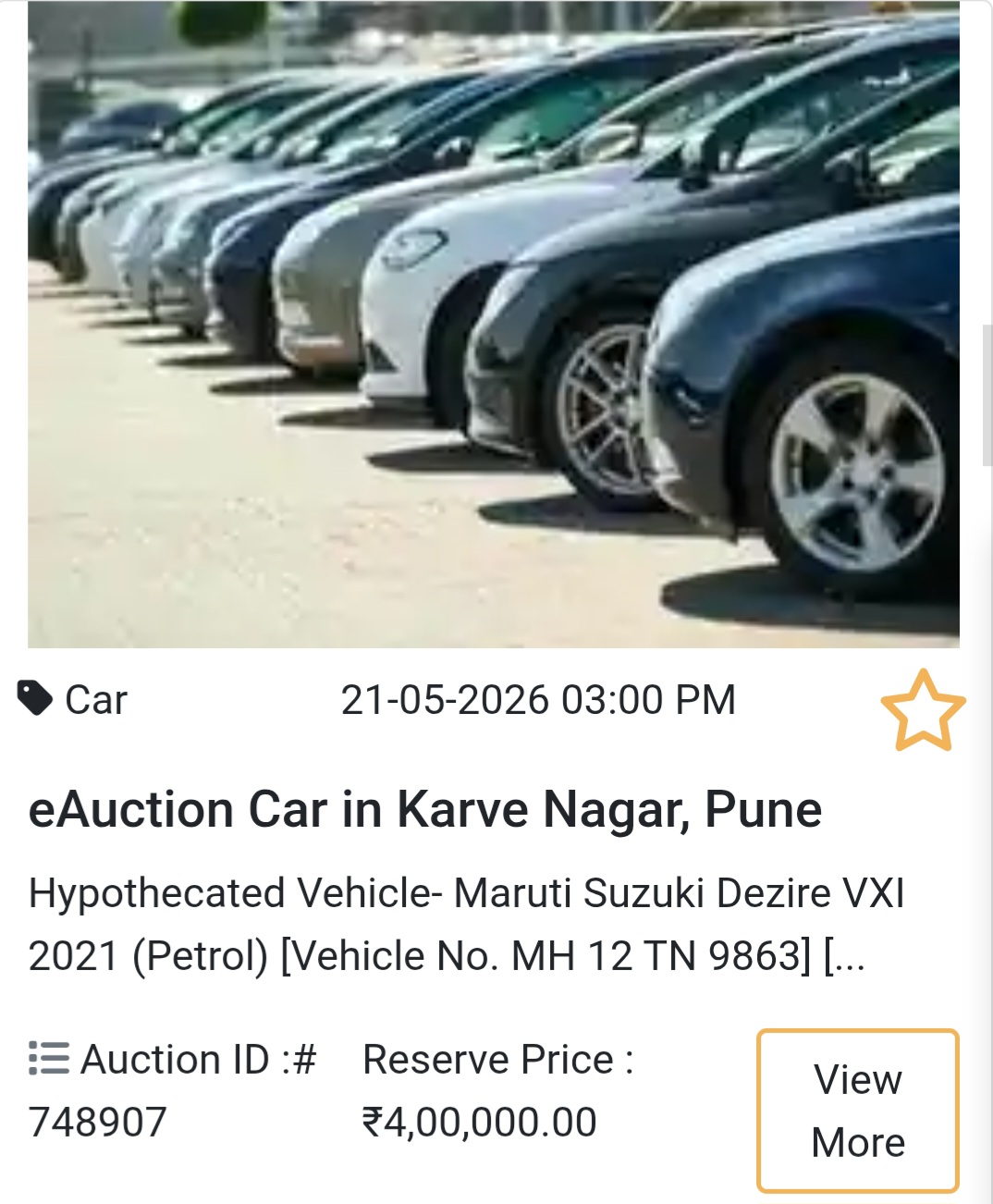🚗 Maruti Suzuki Dzire 2021 – Budget Sedan