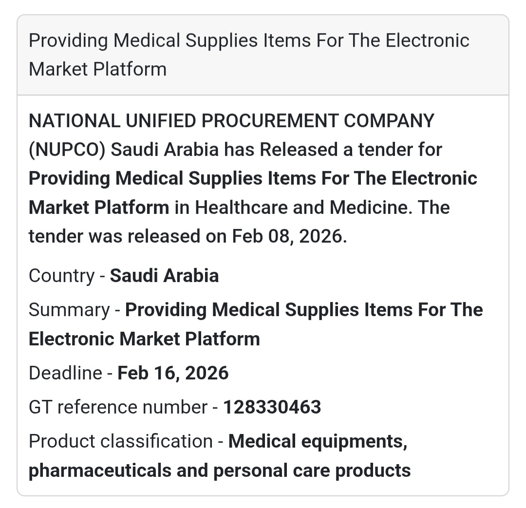 🛒 Medical Supplies for Electronic Market Platform