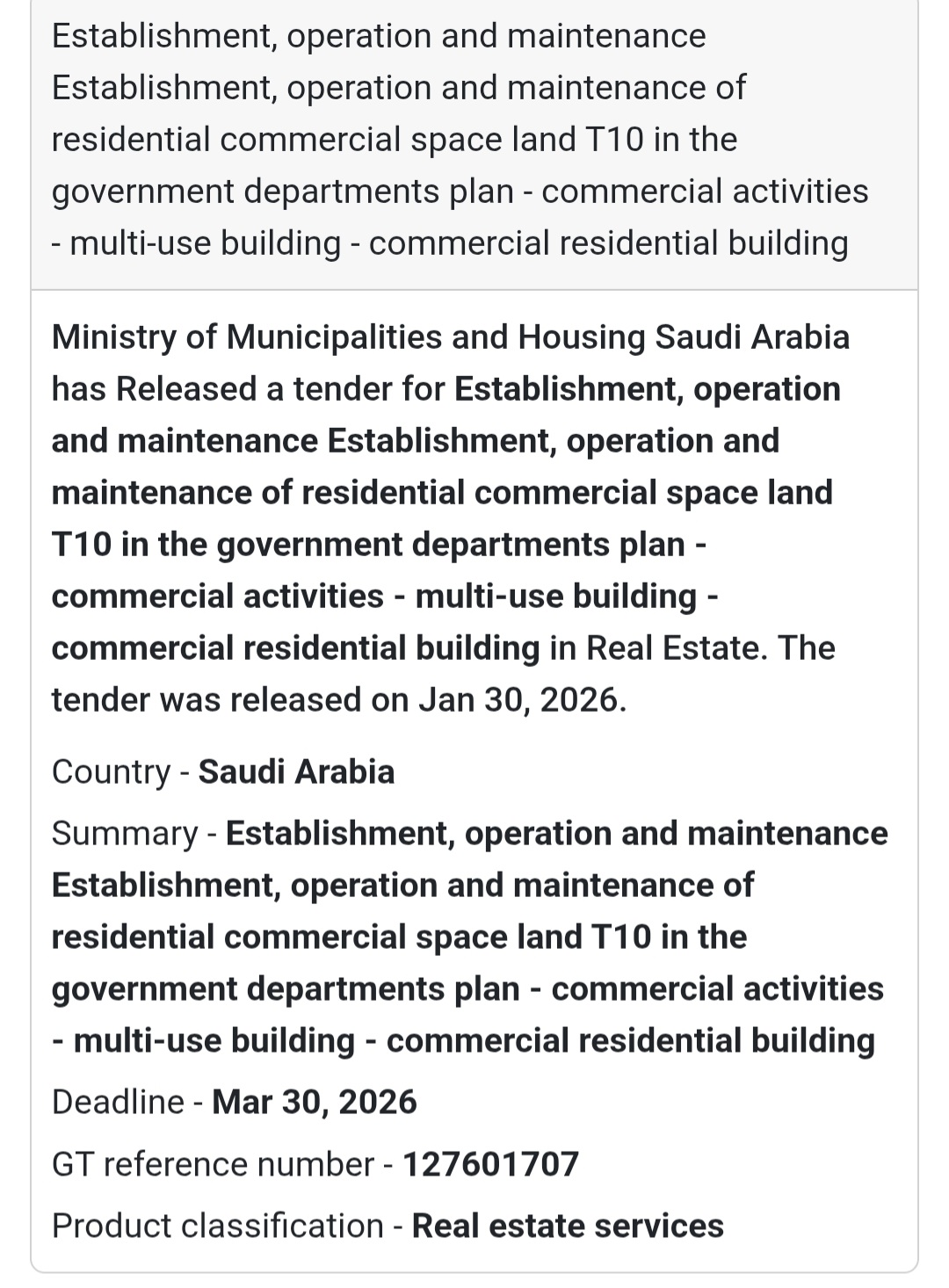 🏢 Mixed-Use Residential & Commercial Development (T10)