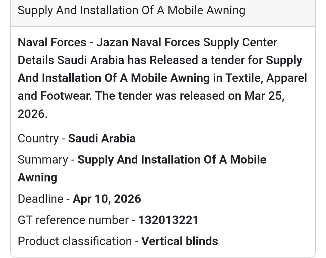 🏕 Mobile Awning Installation