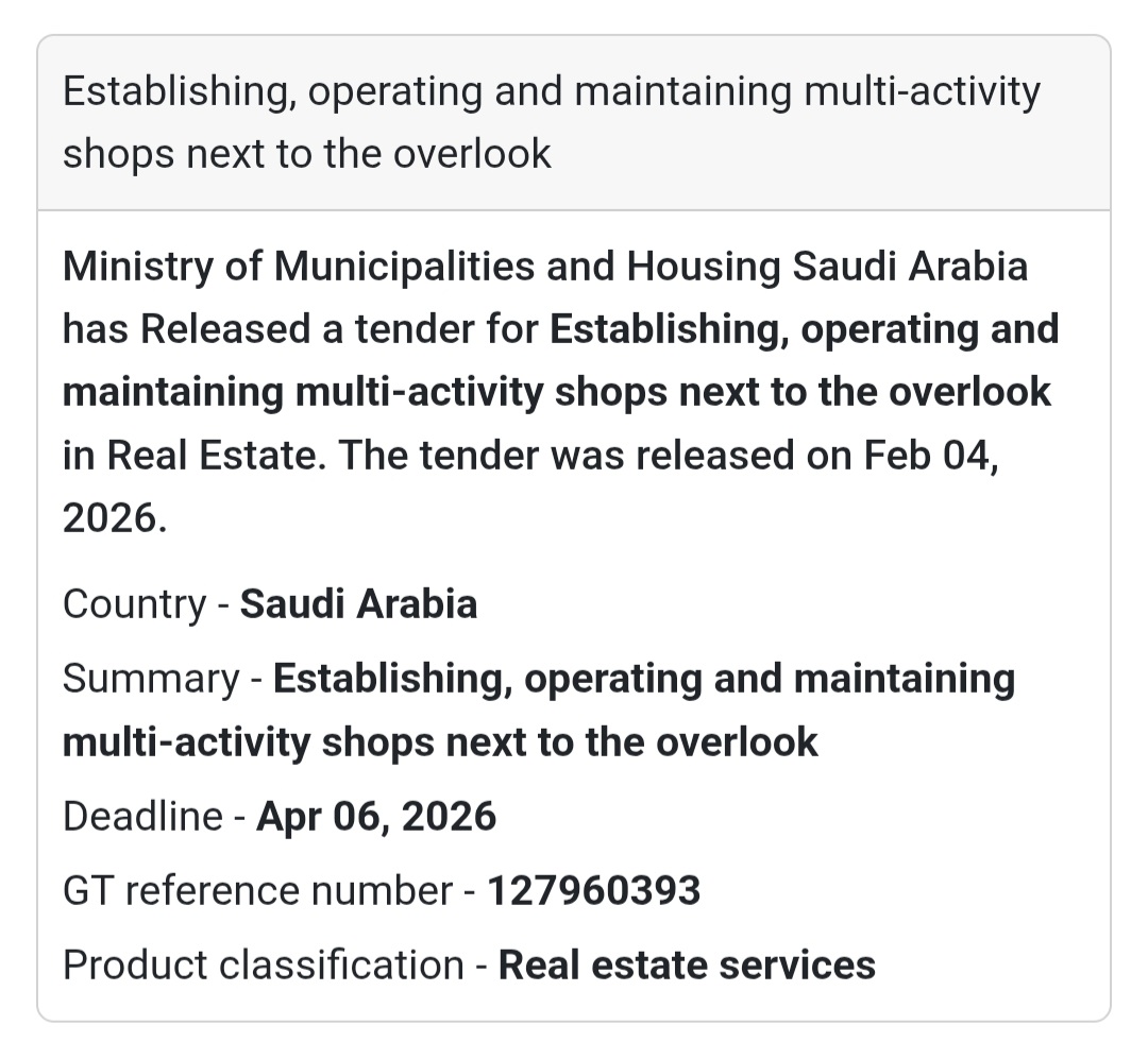 🏬 Multi-Activity Shops – Next to the Overlook